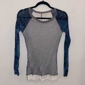 Pete Long Sleeve Crochet Top